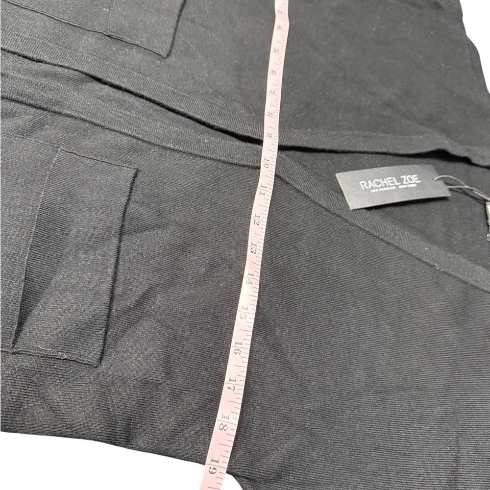 Rachel Zoe Black Open Front Cardigan Sweater with Pockets – Size M (NWT) - Picture 6 of 6